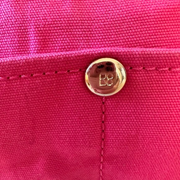 kate spade pink canvas and leather tote bag-VGVC - Picture 3 of 10